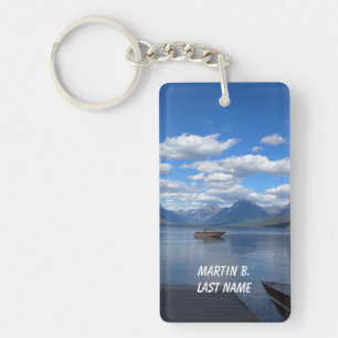 Glacier National Park photography Keychain