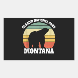 Glacier National Park Polar Bear Lover Sticker