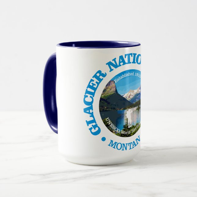 Glacier National Park (rd)2 Mug (Front Left)