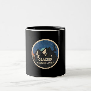 Glacier National Park Two-Tone Coffee Mug