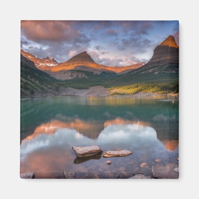Glacier National Park USA Postcard (glacier 6) Magnet (Front)