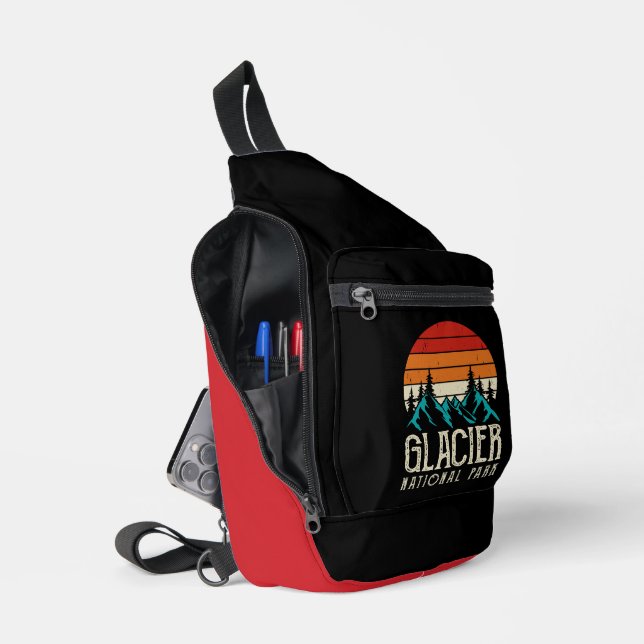 Glacier Park Explorations Sling Bag (Open)