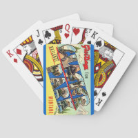 Glacier Park Greetings Postcard Playing Cards