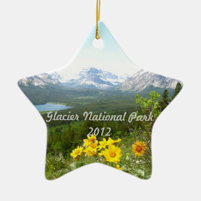 Glacier Park ornament (Front)