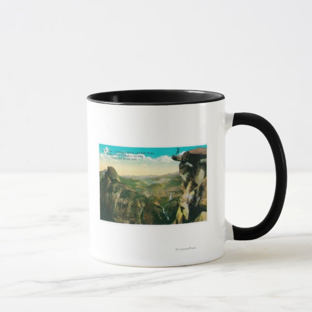 Glacier Point, Half Dome, and Yosemite Valley Mug (Right)