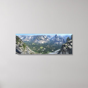 Glacier Point Panorama - Yosemite Valley Canvas Print