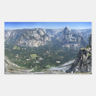 Glacier Point Panorama - Yosemite Valley Sticker