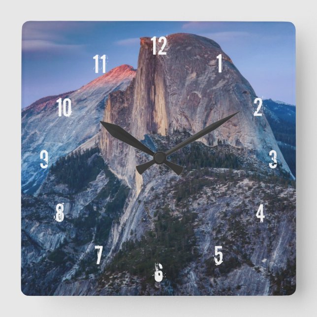 Glacier Point Square Wall Clock (Front)