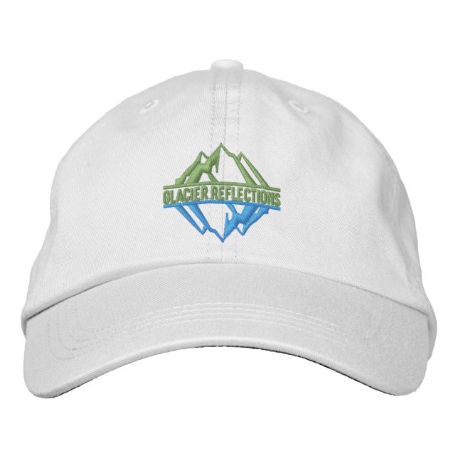 Glacier Reflections Logo Baseball Cap (Front)