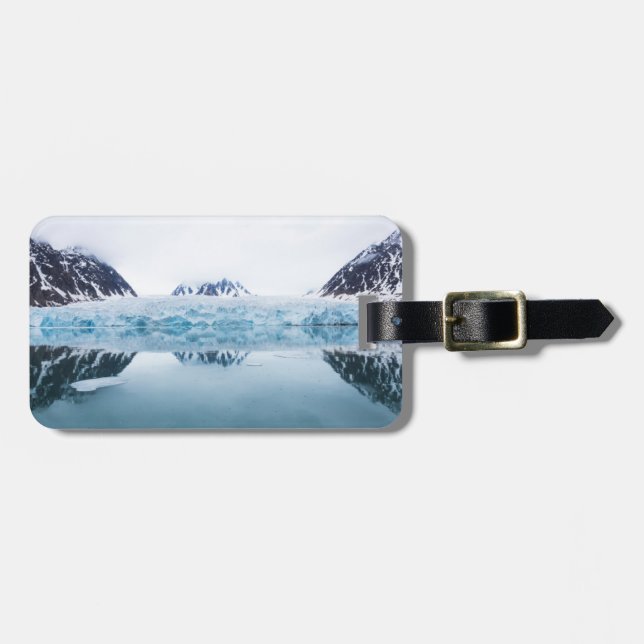 Glacier reflections, Norway Luggage Tag (Front Horizontal)