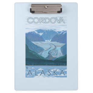 Glacier Scene - Cordova, Alaska Clipboard
