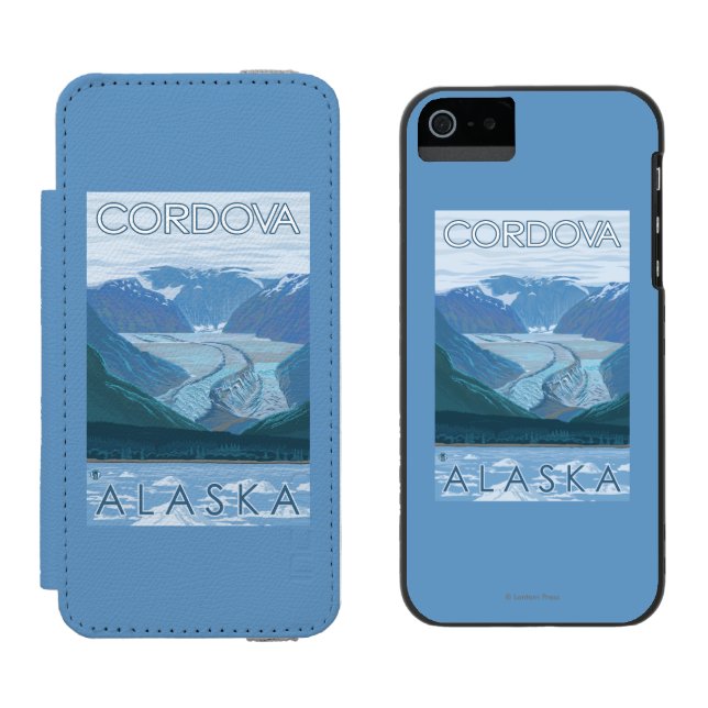 Glacier Scene - Cordova, Alaska Incipio iPhone Wallet Case (Side by Side)