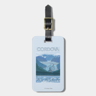 Glacier Scene - Cordova, Alaska Luggage Tag