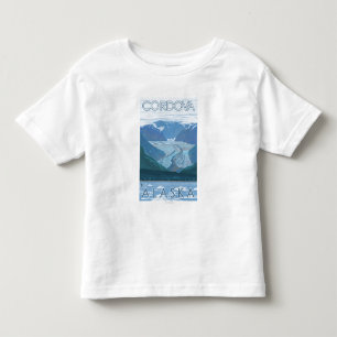 Glacier Scene - Cordova, Alaska Toddler T-shirt