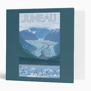 Glacier Scene - Juneau, Alaska Binder