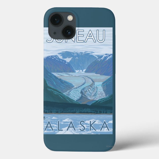 Glacier Scene - Juneau, Alaska Case-Mate iPhone Case (Back)