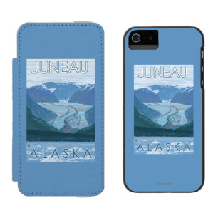 Glacier Scene - Juneau, Alaska Incipio Watson™ iPhone 5 Wallet Case