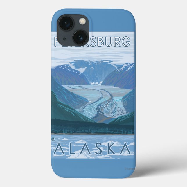 Glacier Scene - Petersburg, Alaska Case-Mate iPhone Case (Back)