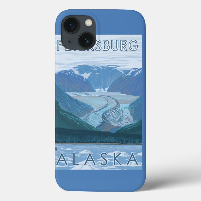 Glacier Scene - Petersburg, Alaska Case-Mate iPhone Case (Back)