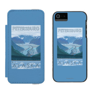 Glacier Scene - Petersburg, Alaska Incipio Watson™ iPhone 5 Wallet Case