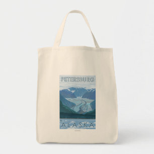 Glacier Scene - Petersburg, Alaska Tote Bag