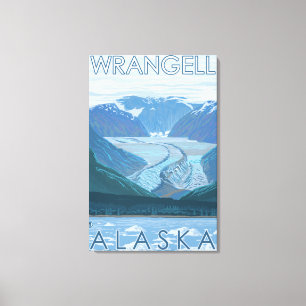 Glacier Scene - Wrangell, Alaska Canvas Print