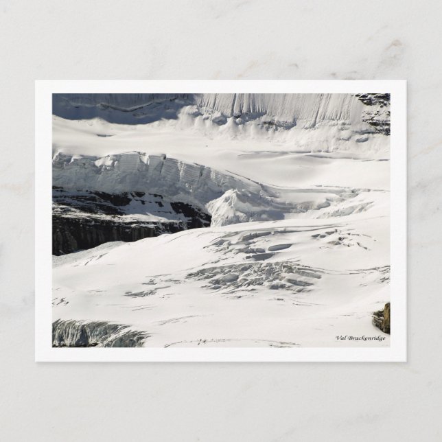 Glacier Snow Post Card (Front)