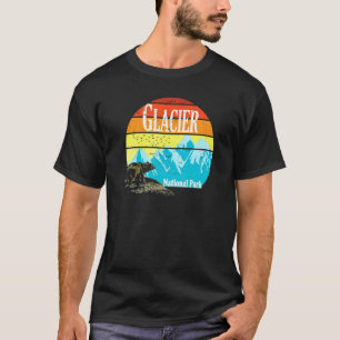 Glacier Us National Park Rv Camping Hiking Bear Vi T-Shirt