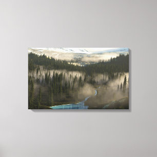 Glacier Valley Canvas Print