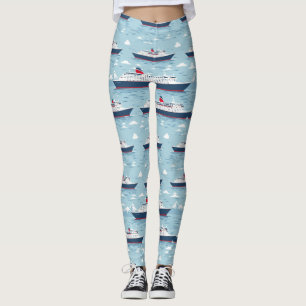 Glacier Voyage Alaska Cruise Ship Leggings