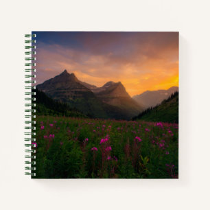 Glacier Wildflowers Notebook