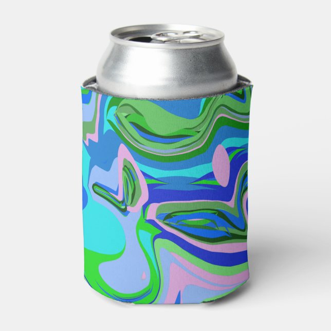 Glacière avec design psychédélique (Can devant)