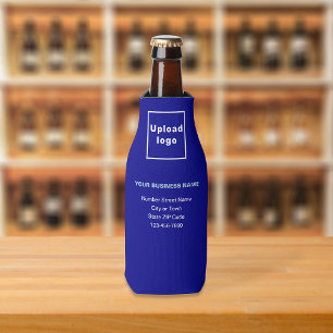 Glacière de bouteille bleue de marque commerciale