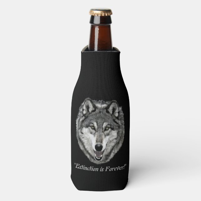 glacière de bouteille de 12 oz - Istas de Wolf Mtn (Bottle Devant)