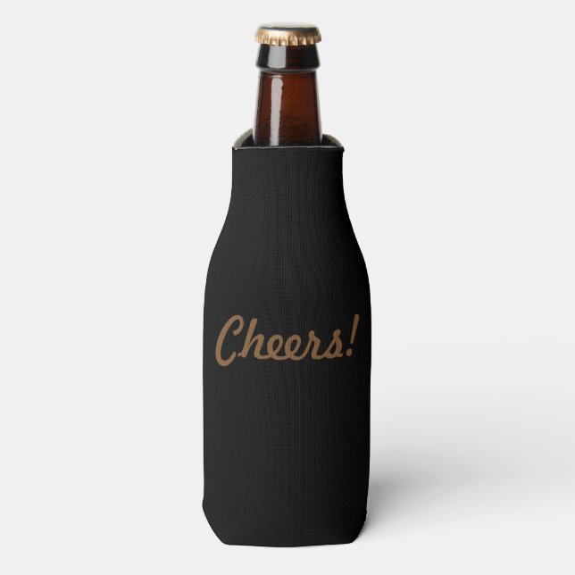 Glacière de bouteille de bière Cool amusant (Bottle Devant)