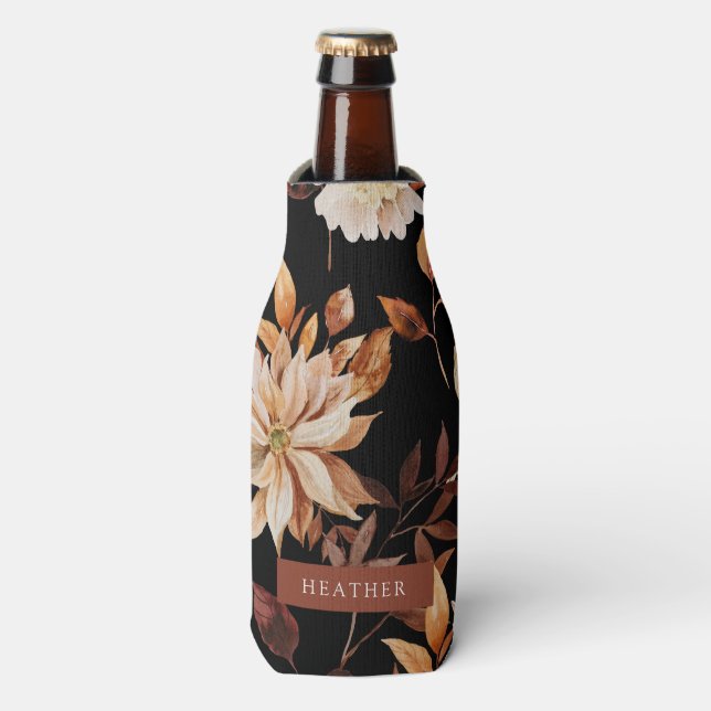 Glacière de bouteille de fleurs de la chute noire (Bottle Devant)