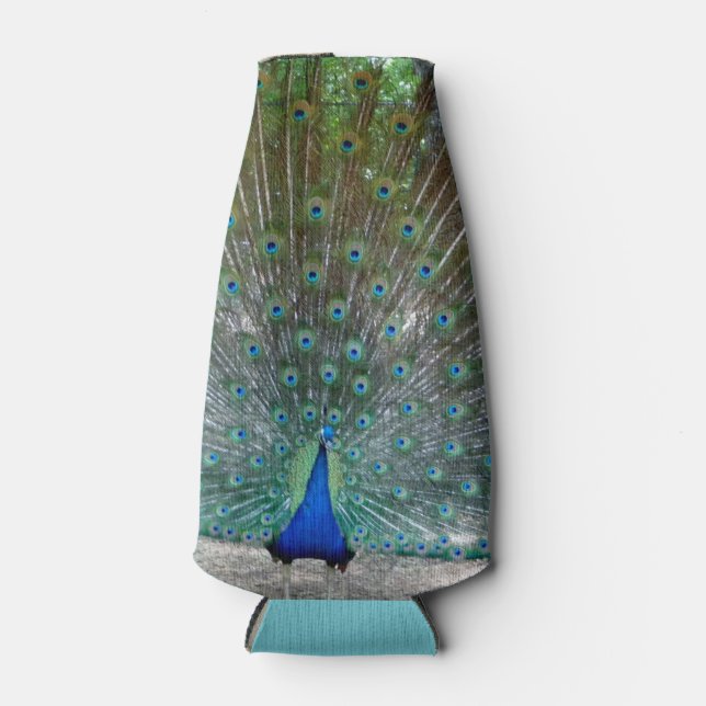 Glacière de bouteille de la fête de Peacock (Devant)