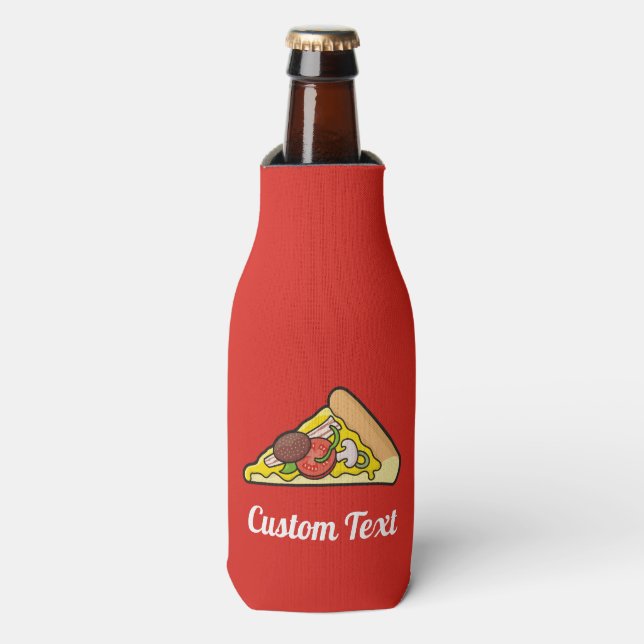 Glacière de bouteille de pizza Slice (Bottle Devant)