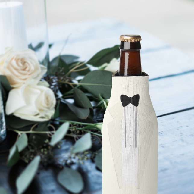 Glacière de bouteille Mariage de la fête de la mar (Créateur téléchargé)