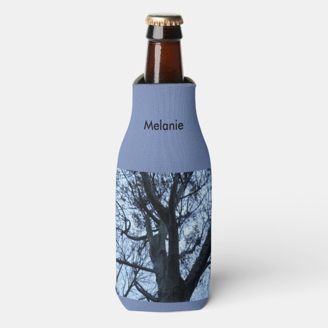 Glacière de bouteille personnalisée photo Silhouet (Bottle Devant)
