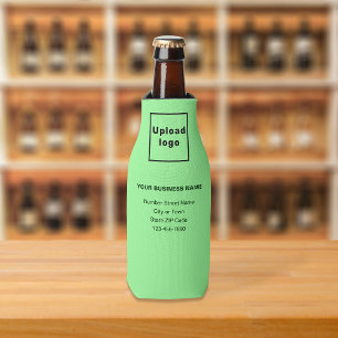 Glacière de bouteille verte de marque commerciale