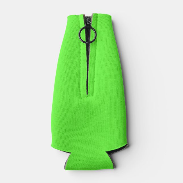Glacière de bouteille verte Neon (Dos)
