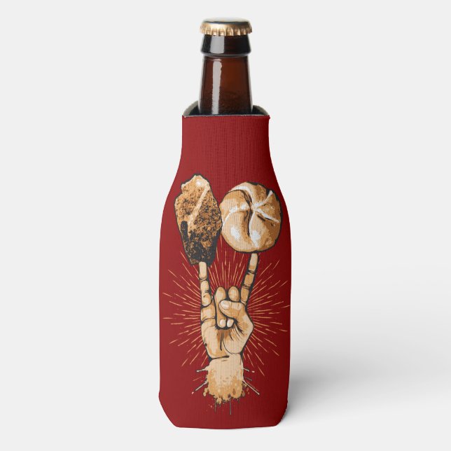 Glacière de bouteilles de rock et de rouleau (Bottle Devant)