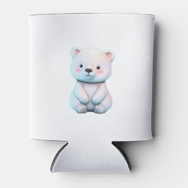 glacière d'ours 3D mignon (Devant)