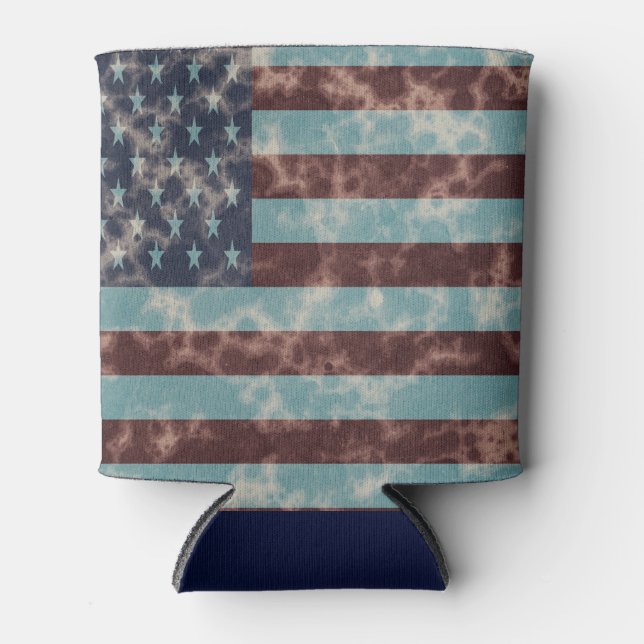 Glacière du drapeau américain vintage (Devant)