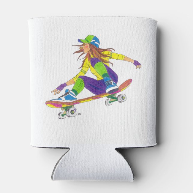 Glacière Girl Skateboarder (Dos)