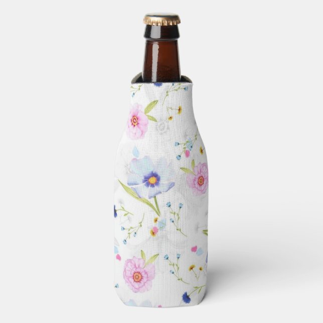 Glacière Motif de bouteille de fleurs (Bottle Devant)
