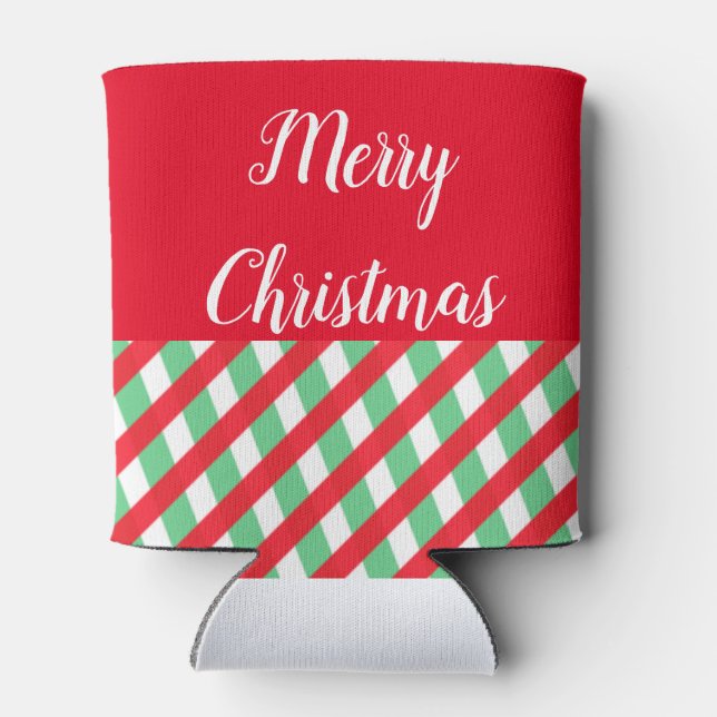 Glacière rouge et vert de Noël (Dos)