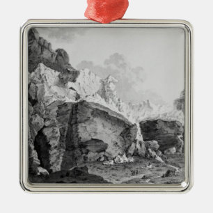 Glaciers of Grindelwald Metal Ornament