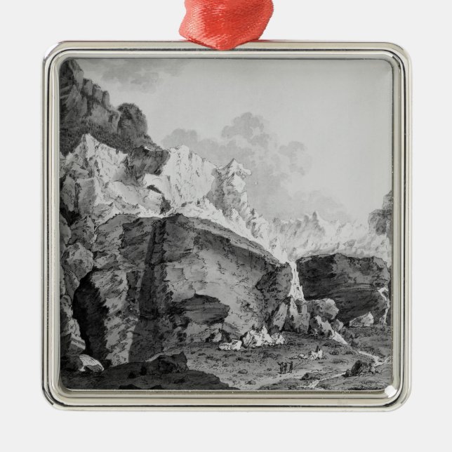 Glaciers of Grindelwald Metal Ornament (Front)